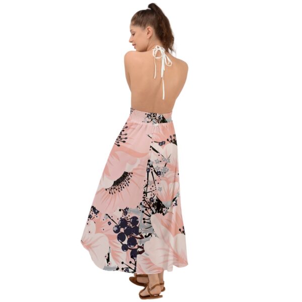 Vino Dolce Backless Maxi Beach Dress - Image 2