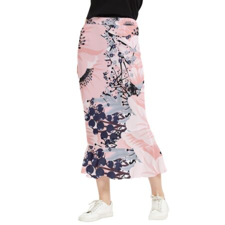 Vino Dolce Chiffon Flounce Maxi Skirt