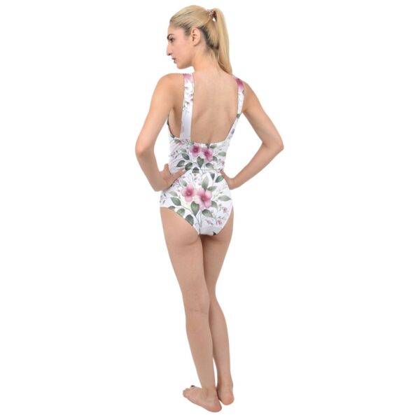 Wedding Classic Surplice One Piece Swimsuit - Image 2