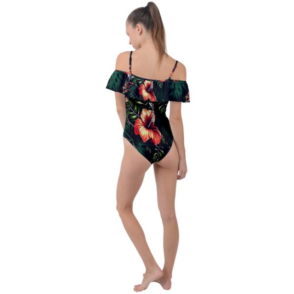 Alohan Nights Classic Off-Shoulder One Piece Swimsuit - Image 2