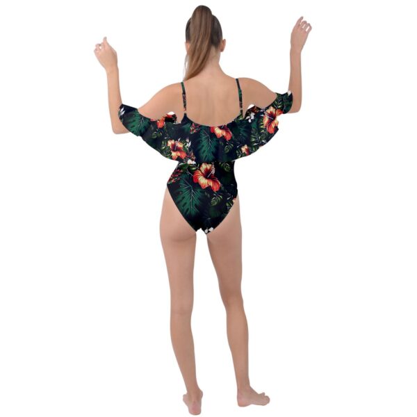 Alohan Nights Flounce Off-Shoulder One Piece Swimsuit - Image 2