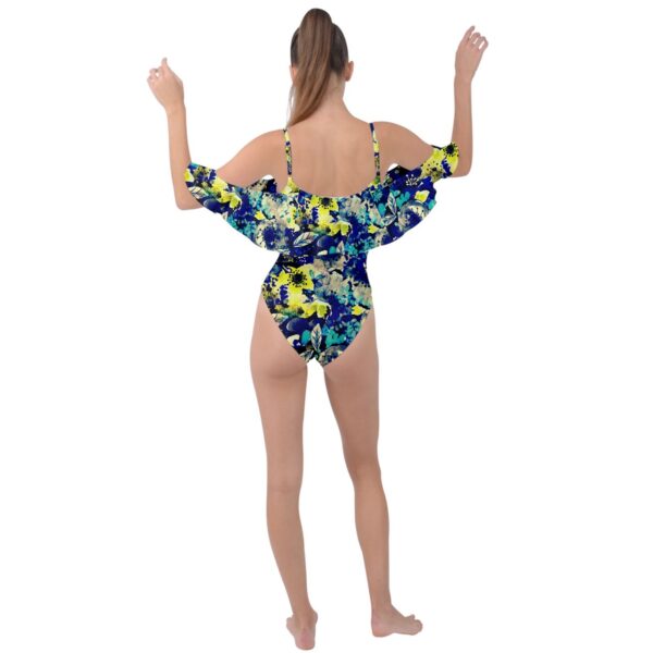 Bloom Flounce Off-Shoulder One Piece Swimsuit - Image 2