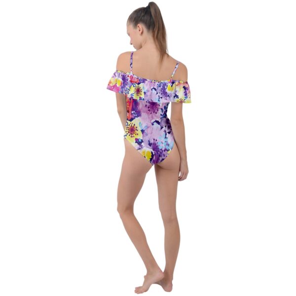 Blossom Classic Off-Shoulder One Piece Swimsuit - Image 2