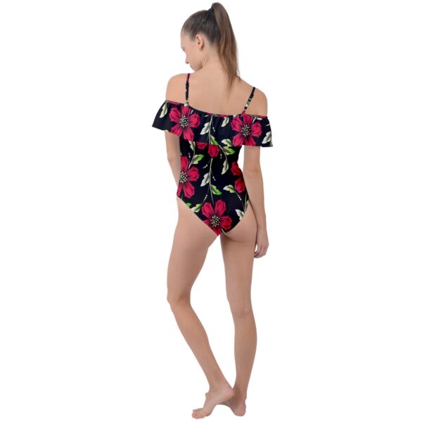 Summer Nights Classic Off-Shoulder One Piece Swimsuit - Image 2