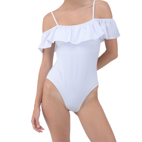 Blossom Classic Off-Shoulder One Piece Swimsuit - Image 3