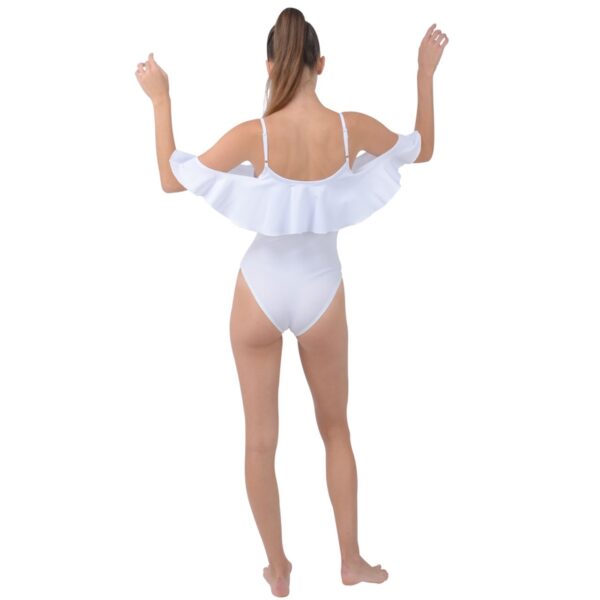 Rosalia Flounce Off-Shoulder One Piece Swimsuit - Image 4