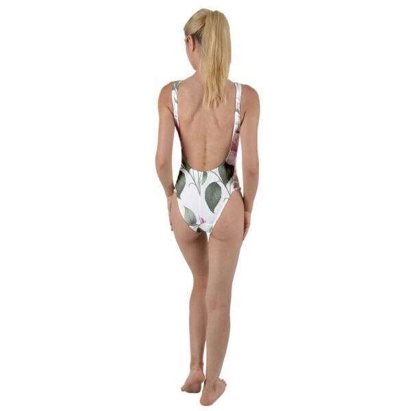 Wedding Classic High Leg One Piece Swimsuit - Image 2