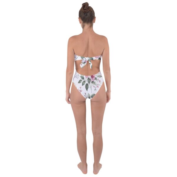 Wedding Classic Strapless One Piece Swimsuit - Image 2