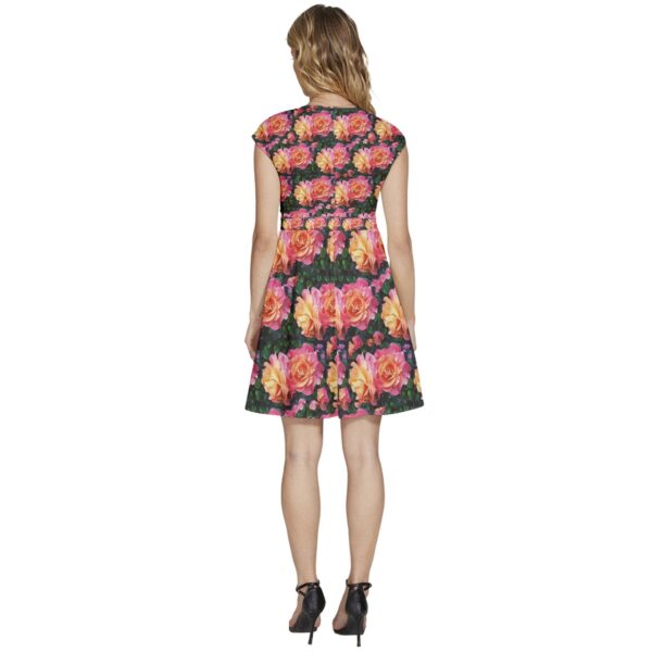 Rosalia Cap Sleeve Empire Dress - Image 2